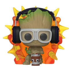 Marvel Je s'appelle Groot Figurine Funko POP! Animation Vinyl Groot with Detonator 9 cm | 889698706537