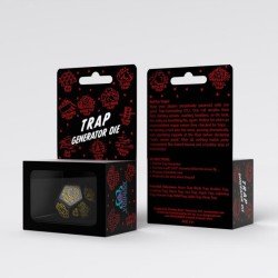 Viridian Jumbo Dice Trap Generator Die D12 Black