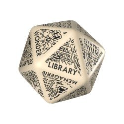 Viridian Jumbo Dobbelsteen-Dungeon Room Generator D20 Beige