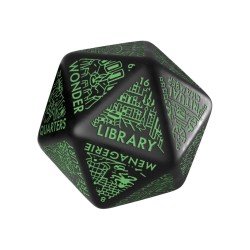 Viridian Jumbo Dice Dungeon Room Generator D20 Zwart