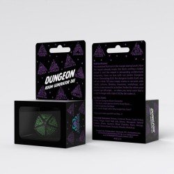 Viridian Jumbo Dice Dungeon Room Generator D20 Zwart