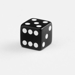 Q Workshop Dice Pack Full Pack D6 Black (20)
