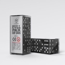Q Workshop Dice Pack Full Pack D6 Black (20)
