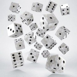 Q Workshop Full Pack Dice Pack D6 Pearl (20)