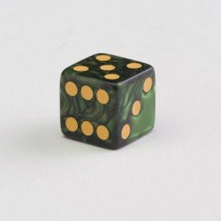 Q Workshop Dice Pack Full Pack D6 Green (20)