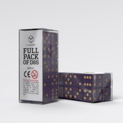 Q Workshop Full Pack Dice Pack D6 Shimmering Purple (20)