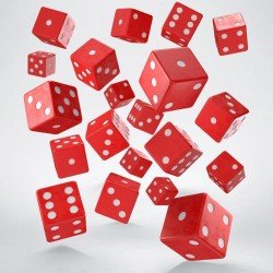 Q Workshop pack dés Full Pack D6 Rouge (20)