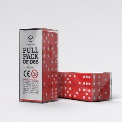 Q Workshop Dice Pack Full Pack D6 Red (20)