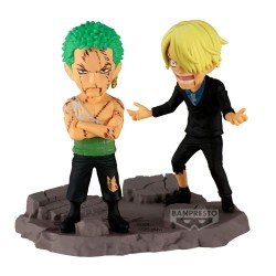 One Piece PVC WCF Log Stories Roronoa Zoro & Sanji Statuette 8 cm