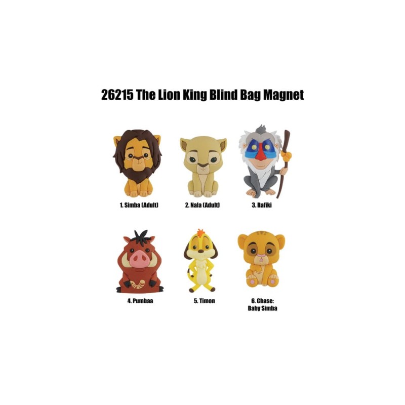 Le roi lion Blind pack aimants Series 1 Display (12)