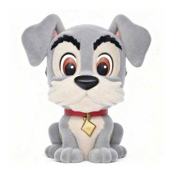 La Belle et le Clochard tirelire Clochard (with special Flocking) 20 cm