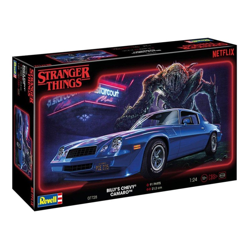 Stranger Things 1/25 Chevy Camaro Z/28 19 cm modelblok