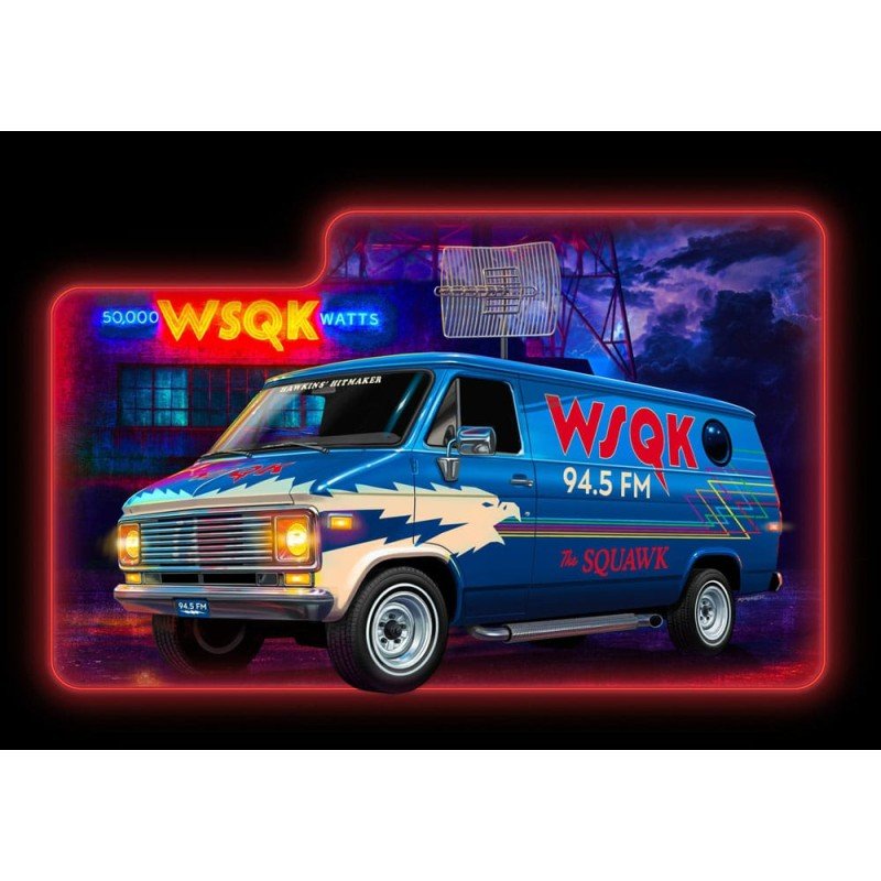 Stranger Things Model Kit 1/25 Squawk Bus 21 cm