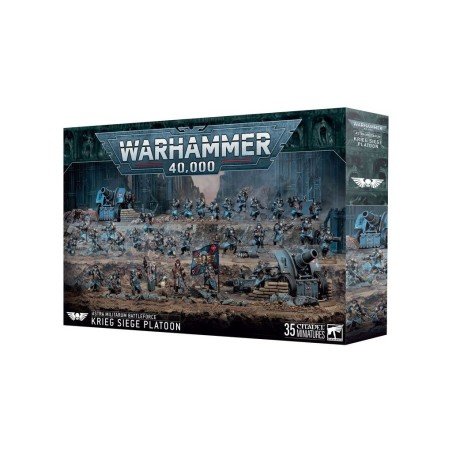 Warhammer 40,000 - Astra Militarum Battleforce : Krieg Siege Platoon / Peloton de Siège de Krieg