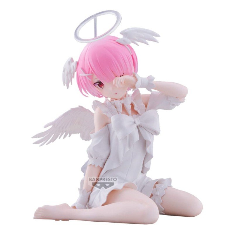 Re:Zero Starting Life in Another World statuette PVC Relax Time Ram Sweet Angel 13 cm