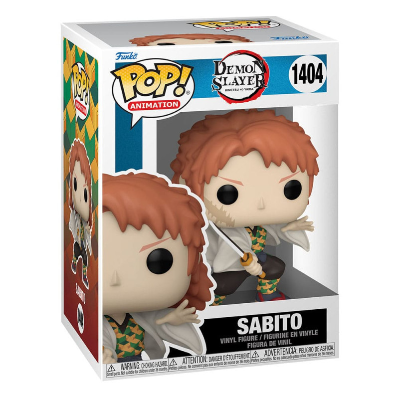 Demon Slayer: Kimetsu no Yaiba Figuur Funko POP! Animatie Vinyl Sabito (Geen Masker) 9 cm