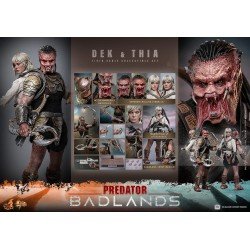 Predator: Badlands figurine Movie Masterpiece 1/6 Dek & Thia 30 cm