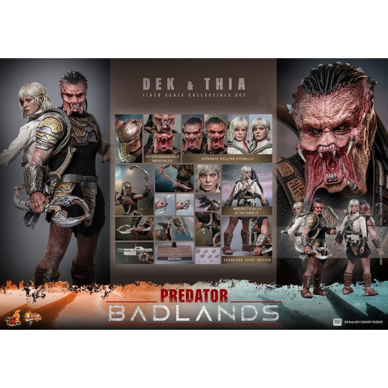 Predator: Badlands Movie Masterpiece Figure 1/6 Dek & Thia 30 cm