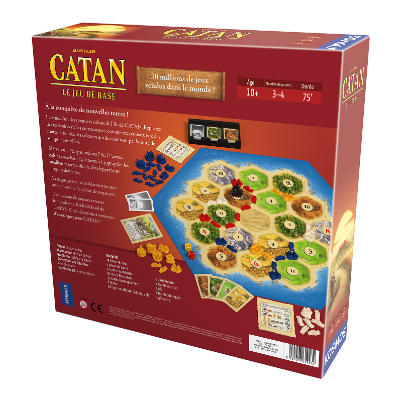 jeu : Catan - Le Jeu de Base
éditeur : Kosmos
version française