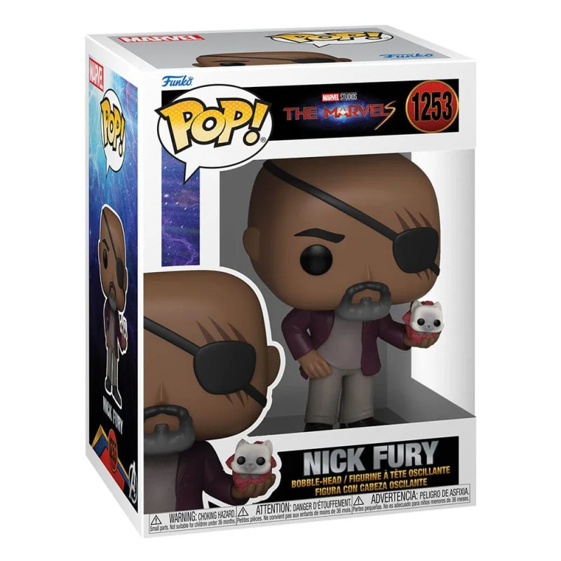 Marvel The Marvels Figuur Funko POP! Vinyl Nick Fury 9 cm | 889698676403