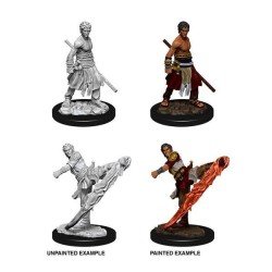 WizKids - D&D Nolzur's Marvelous - Miniature à peindre - Half-Elf Monk