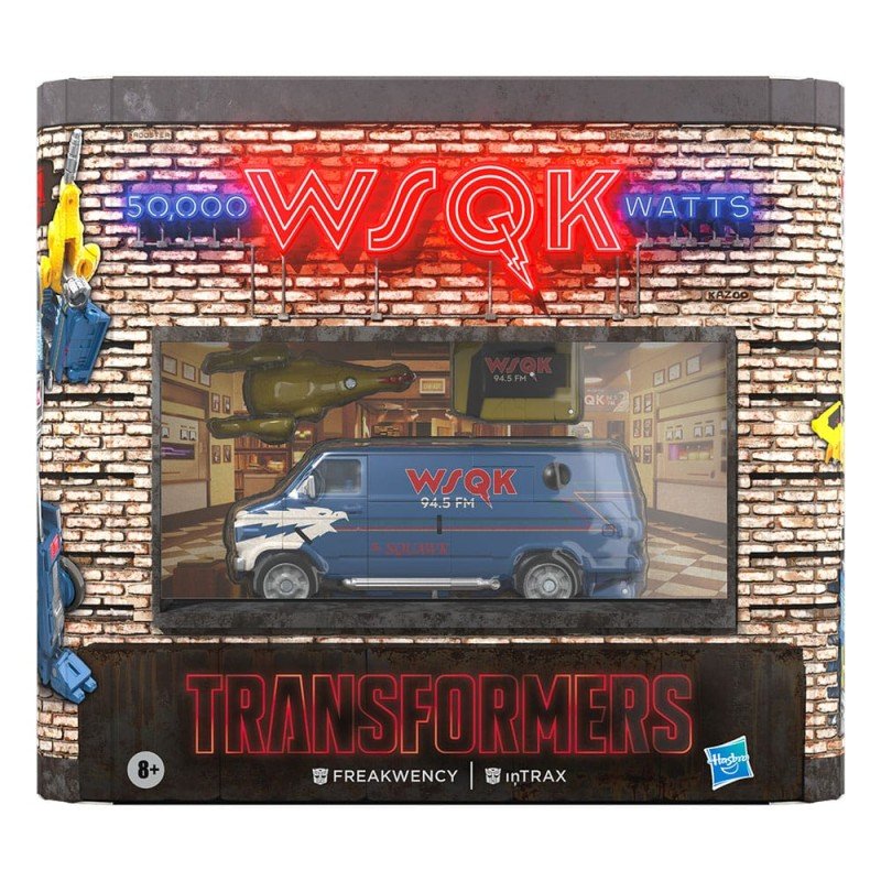 Stranger Things x Transformers pack 2 figurines Freakwency & 8-Trax 15 cm