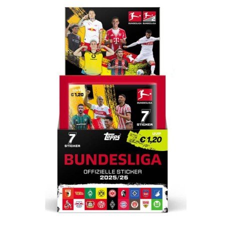 Duits Voetbalkampioenschap 2025/26 Decal Collectie Displaystickers (50)