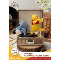 Winnie l'ourson Record Player Series Figurine en PVC Pooh's Hundred Acre Band 12 cm