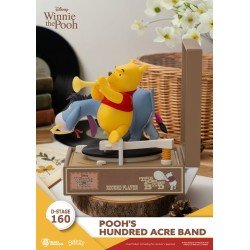 Winnie l'ourson Record Player Series Figurine en PVC Pooh's Hundred Acre Band 12 cm