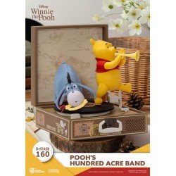 Winnie l'ourson Record Player Series Figurine en PVC Pooh's Hundred Acre Band 12 cm