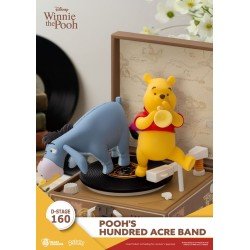 Winnie l'ourson Record Player Series Figurine en PVC Pooh's Hundred Acre Band 12 cm