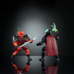Masters of the Universe x Stranger Things Origins pack 2 figurines Hordak & Hellfire-Man 14 cm