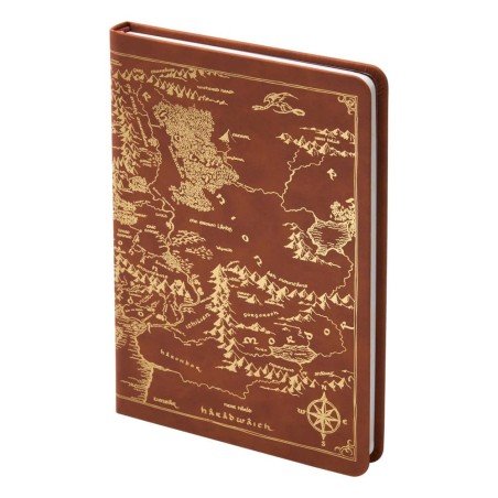 De Lord of the Rings Dagboekkaart van Midden-aarde 240 pagina's