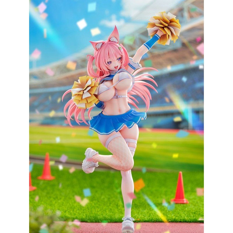 Originele personagebeeldje 1/5 Kemomimi Cheer Girl illustratie door Yatanuki Kei 35 cm     