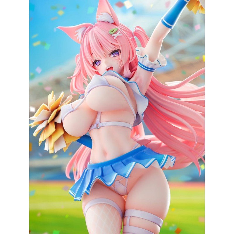 Originele personagebeeldje 1/5 Kemomimi Cheer Girl illustratie door Yatanuki Kei 35 cm     