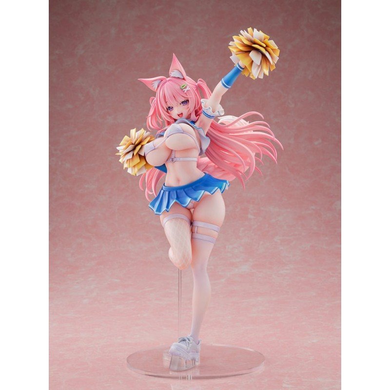 Originele personagebeeldje 1/5 Kemomimi Cheer Girl illustratie door Yatanuki Kei 35 cm     