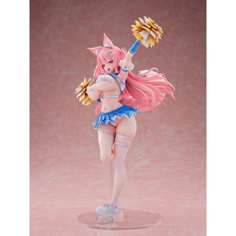 Originele personagebeeldje 1/5 Kemomimi Cheer Girl illustratie door Yatanuki Kei 35 cm     