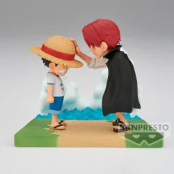 One Piece - Figurine PVC World Collectable Figure Log Stories - Monkey.D.Luffy & Shanks 7 cm | 4983164883022