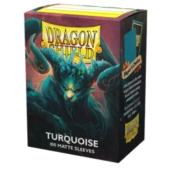 Dragon Shield Standaard Matte Mouwen - Turquoise 'Atebeck' (100 mouwen)