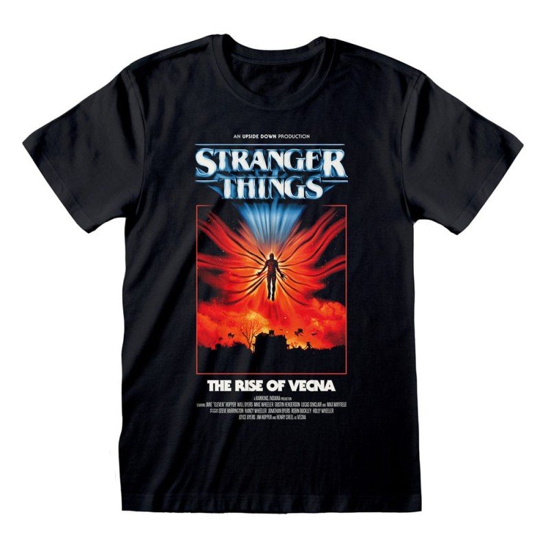 Stranger Things T-Shirt Rise Of Vecna Poster (M)