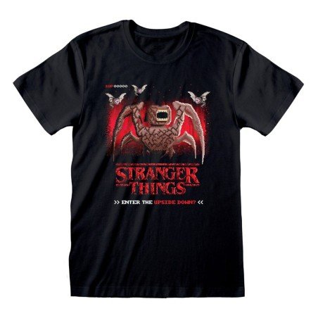 Stranger Things T-Shirt 8 Bit Upside Down (M)