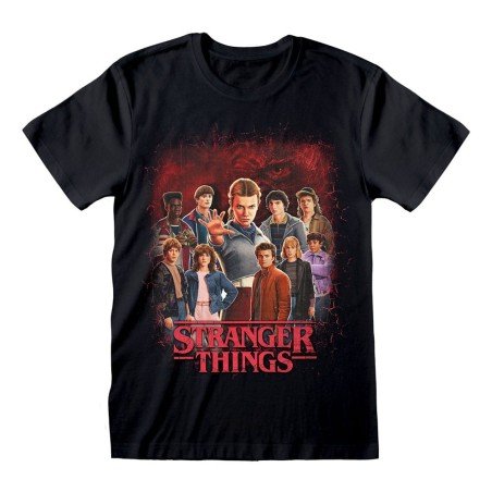 Stranger Things T-Shirt Group of all Characters (M)