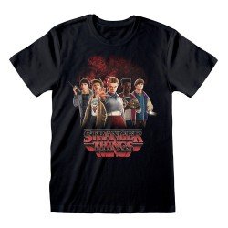 Stranger Things T-Shirt Groep met Vecna achter (S)