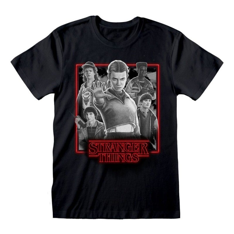 Stranger Things T-Shirt Group Artwork One Last Strange Adventure Colour (M)