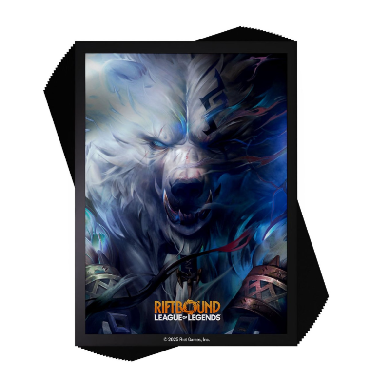 Riftbound: League of Legends TCG : Origins - Art Sleeves (100 Sleeves) - Volibear