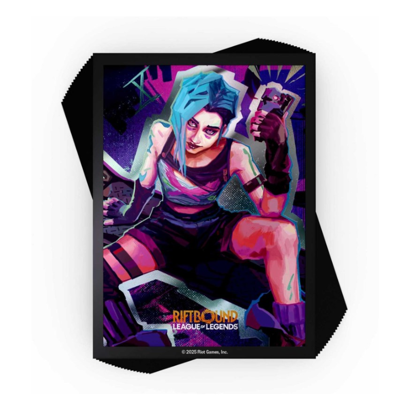 Riftbound: League of Legends TCG : Origins - Art Sleeves (100 Sleeves) - Jinx