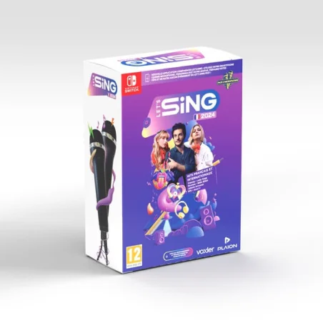 Let's Sing 2024 - frans & Internationale Hit + 2 Microfoons - Nintendo Switch | 4020628611675