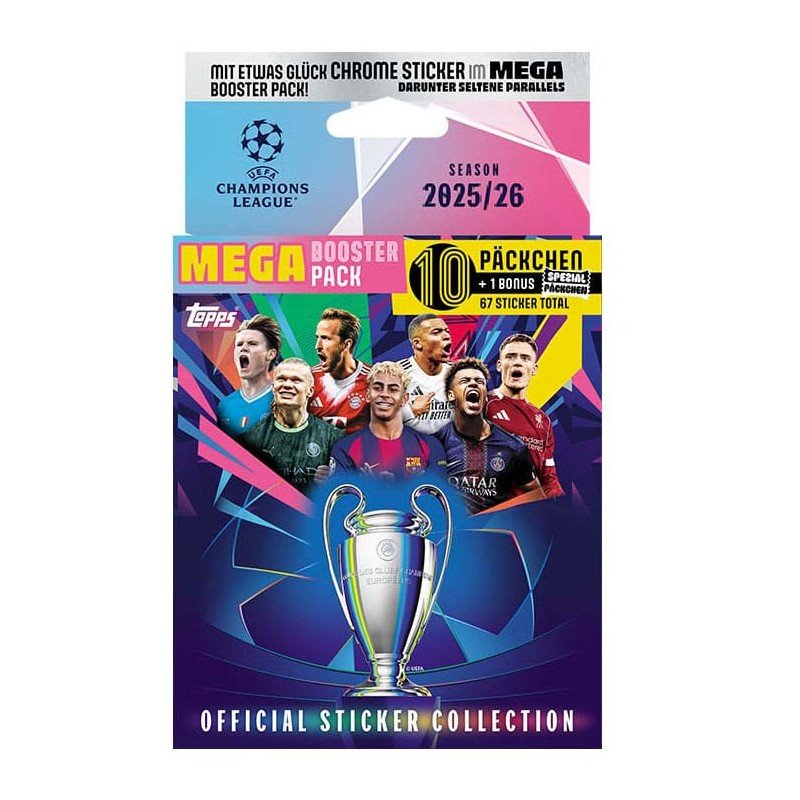 UEFA Champions League 2025/26 Mega Eco Pack Collectie Sticker