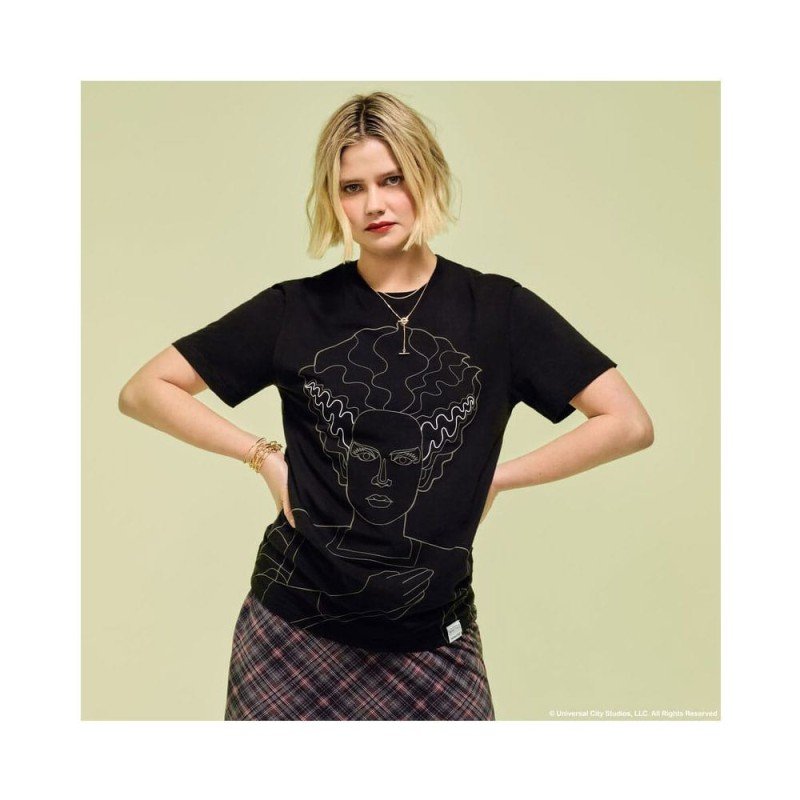 Universal Monsters van Loungefly Tee Unisex T-shirt Bruid van Frankenstein (S)