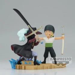 One Piece - PVC Figure World Collectable Figure Log Stories - Roronoa Zoro vs Dracule Mihawk 7 cm | 4983164886030